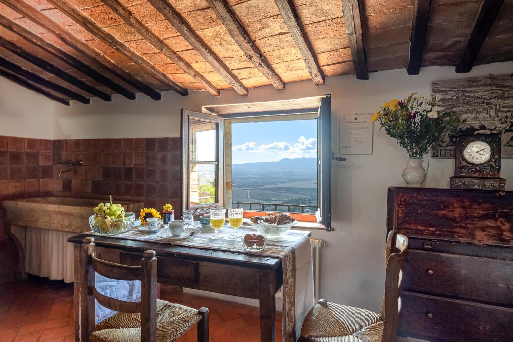 Artistica Pienza - Breathtaking Val D'Orcia Viewアパートメント エクステリア 写真