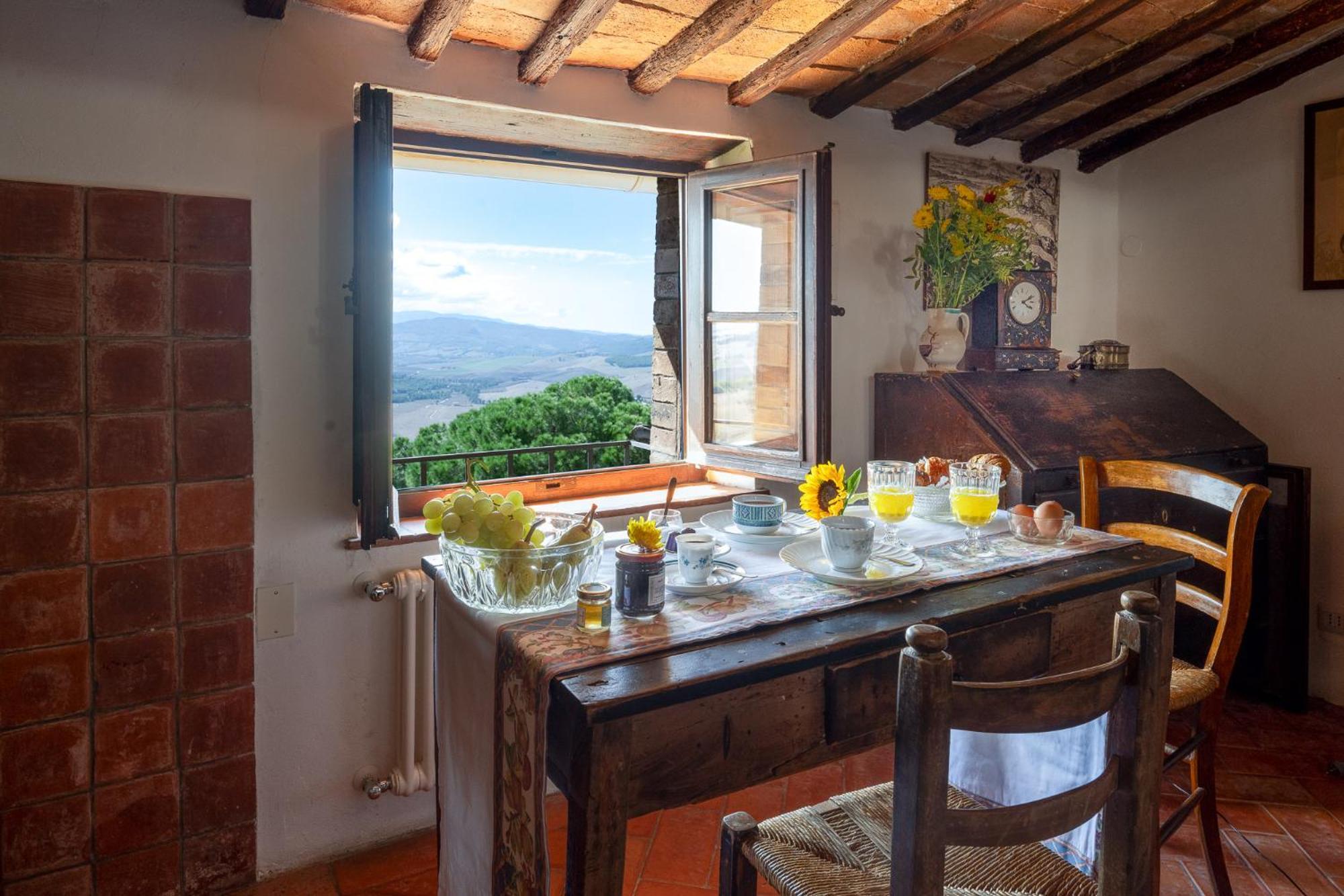 Artistica Pienza - Breathtaking Val D'Orcia Viewアパートメント エクステリア 写真