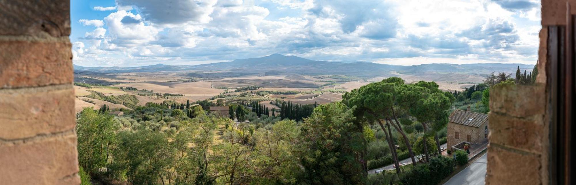 Artistica Pienza - Breathtaking Val D'Orcia Viewアパートメント エクステリア 写真