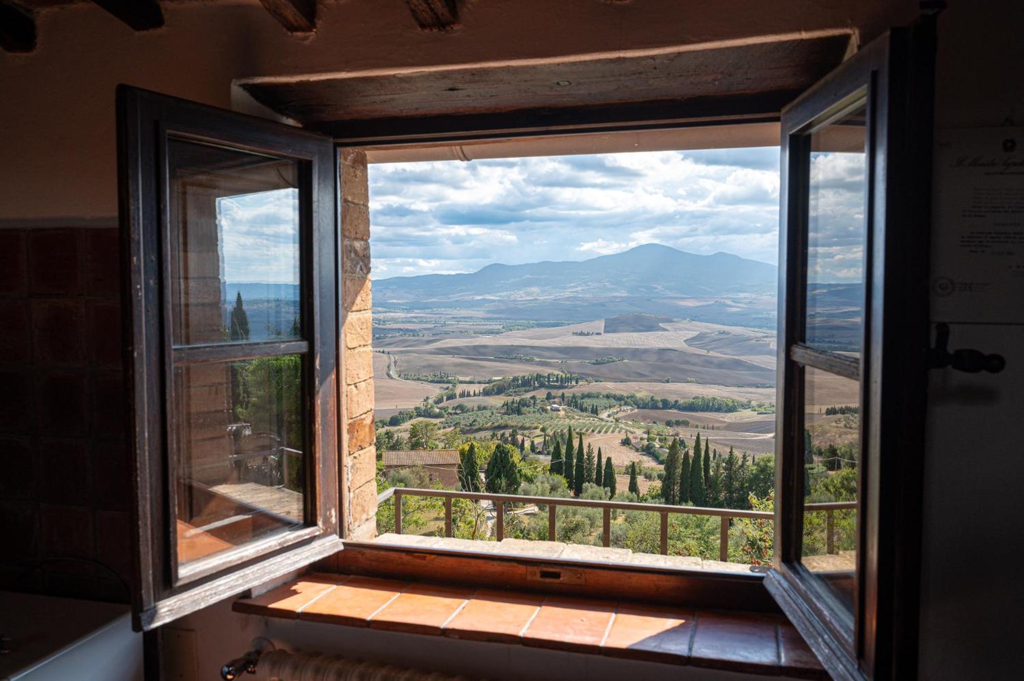 Artistica Pienza - Breathtaking Val D'Orcia Viewアパートメント エクステリア 写真